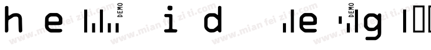 hello id kesong字体转换